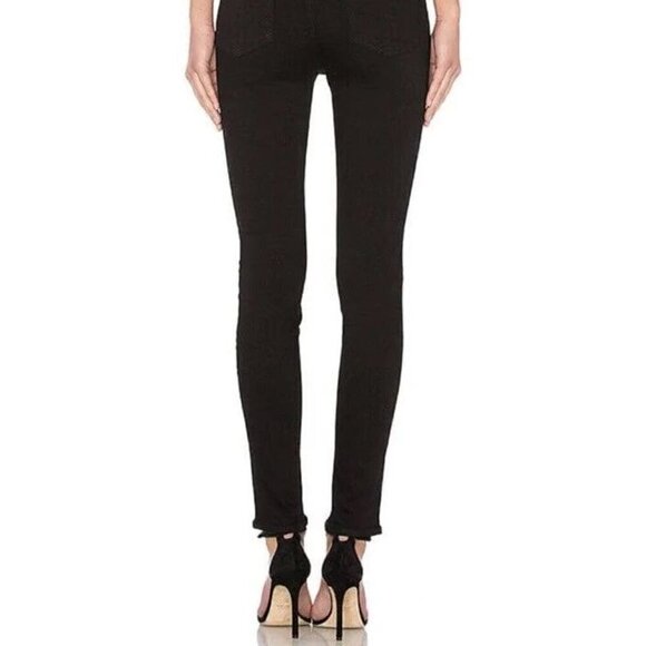 Rag & Bone Yuki Skinny in Coal Bar split front.  Size 30 - Picture 3 of 12